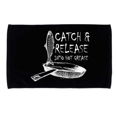 Catch And Release Into Grease Microfiber Hand Towel