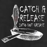 Catch And Release Into Grease Microfiber Hand Towel