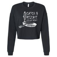 Catch And Release Into Grease Cropped Pullover Crew
