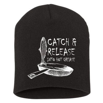 Catch And Release Into Grease Short Acrylic Beanie