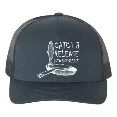 Catch And Release Into Grease Yupoong Adult 5-Panel Trucker Hat