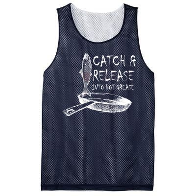 Catch And Release Into Grease Mesh Reversible Basketball Jersey Tank