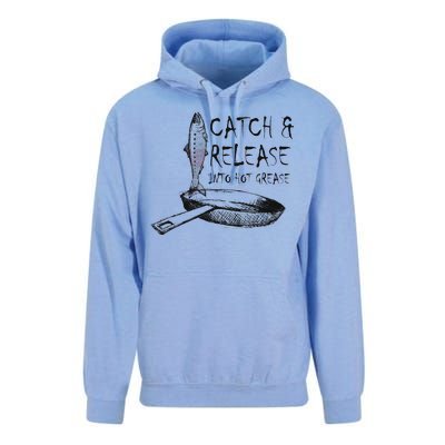 Catch And Release Into Grease Unisex Surf Hoodie