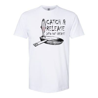 Catch And Release Into Grease Softstyle CVC T-Shirt