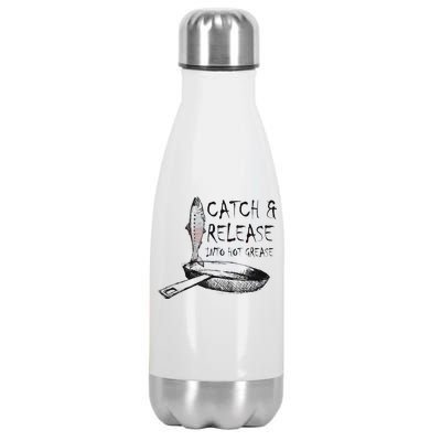 Catch And Release Into Grease Stainless Steel Insulated Water Bottle