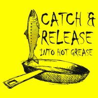 Catch And Release Into Grease 11oz C Handle Ceramic Mug