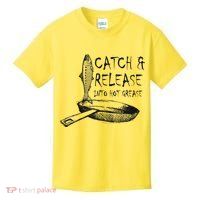 Catch And Release Into Grease Kids T-Shirt