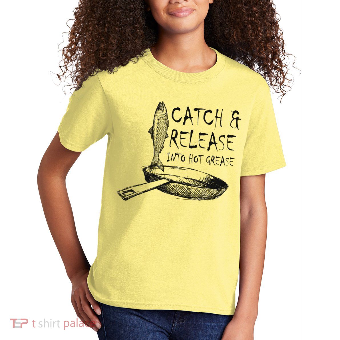 Catch And Release Into Grease Kids T-Shirt