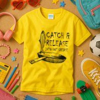 Catch And Release Into Grease Kids T-Shirt