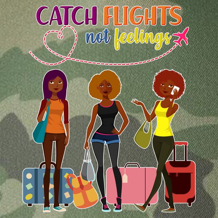 Catch Flights Not Feelings Legacy Tie Dye Trucker Hat