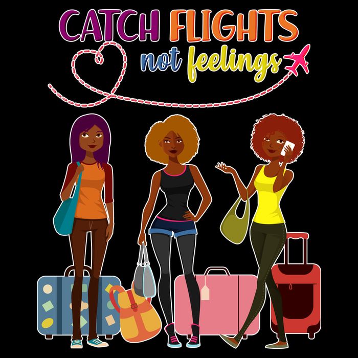Catch Flights Not Feelings 16 in Basic Backpack