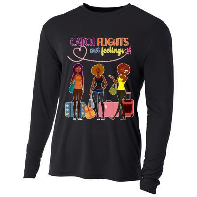 Catch Flights Not Feelings Cooling Performance Long Sleeve Crew