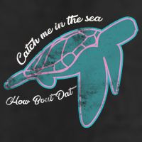 Catch Me In The Sea How Bout Dat Garment-Dyed Fleece Hoodie