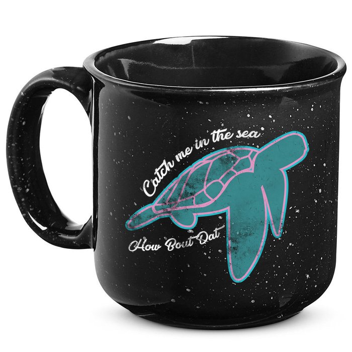 Catch Me In The Sea How Bout Dat 15oz Campfire Ceramic Mug