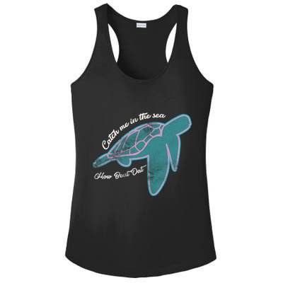 Catch Me In The Sea How Bout Dat Ladies PosiCharge Competitor Racerback Tank