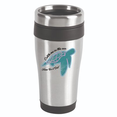 Catch Me In The Sea How Bout Dat 16oz Travel Tumbler