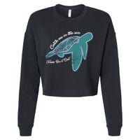 Catch Me In The Sea How Bout Dat Cropped Pullover Crew