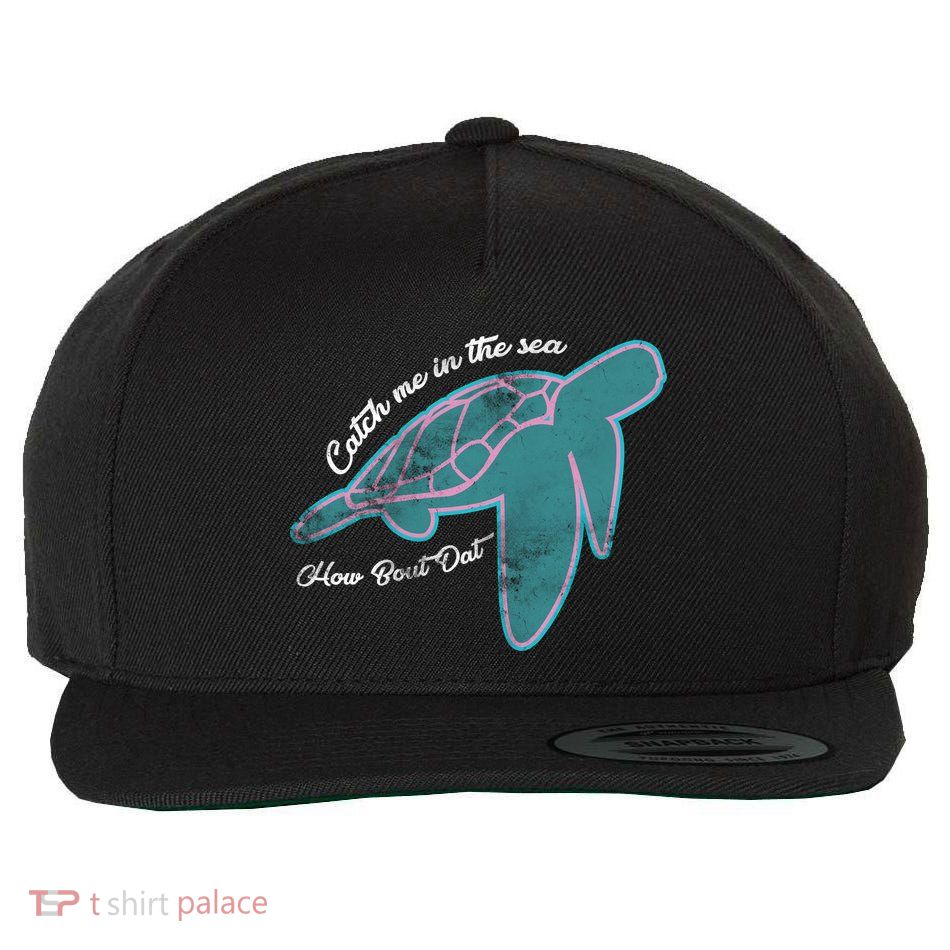 Catch Me In The Sea How Bout Dat Wool Snapback Cap