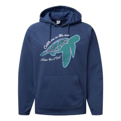 Catch Me In The Sea How Bout Dat Performance Fleece Hoodie