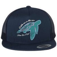 Catch Me In The Sea How Bout Dat Flat Bill Trucker Hat