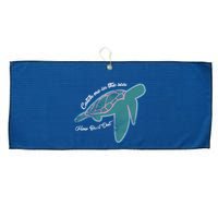 Catch Me In The Sea How Bout Dat Large Microfiber Waffle Golf Towel