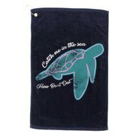 Catch Me In The Sea How Bout Dat Golf Towel