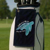 Catch Me In The Sea How Bout Dat Golf Towel