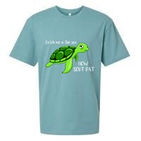 Catch Me In The Sea How Bout Dat Turtle Sueded Cloud Jersey T-Shirt