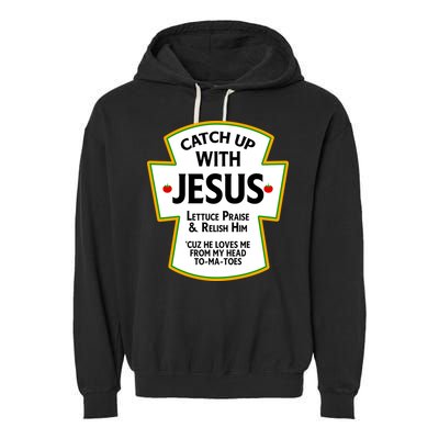 Catch Up With Jesus Garment-Dyed Fleece Hoodie