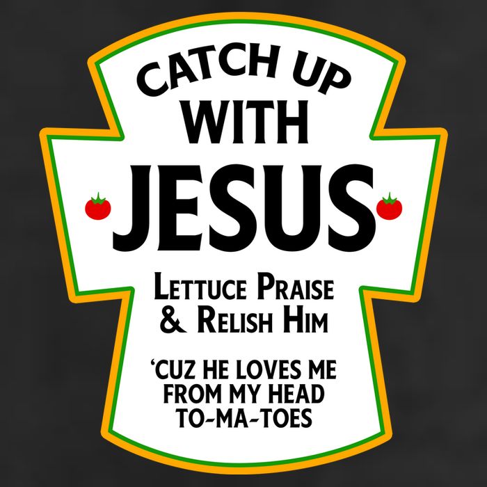 Catch Up With Jesus 7 Panel Mesh Trucker Snapback Hat