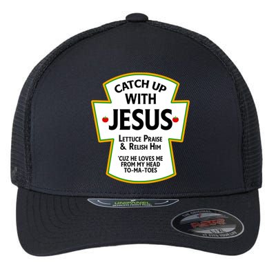 Catch Up With Jesus Flexfit Unipanel Trucker Cap
