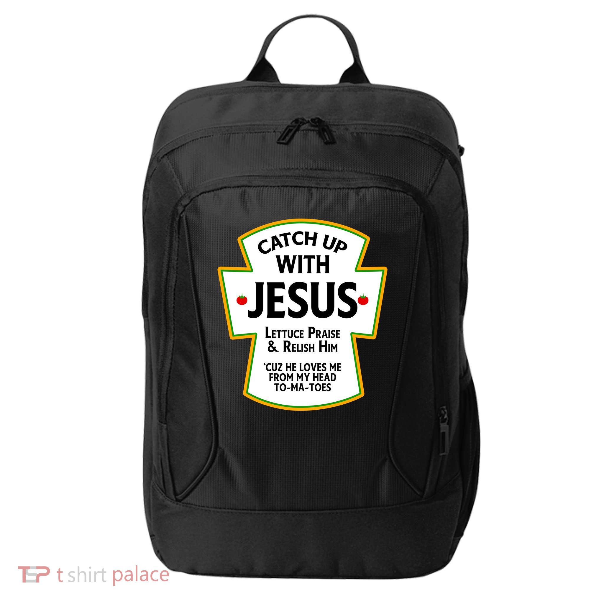 Catch Up With Jesus City Backpack