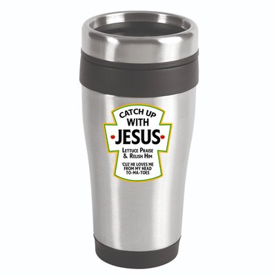 Catch Up With Jesus 16oz Travel Tumbler