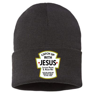 Catch Up With Jesus Sustainable Knit Beanie