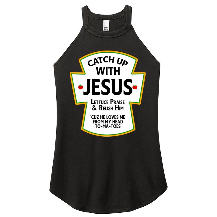 Catch Up With Jesus Women's Perfect Tri Rocker Tank