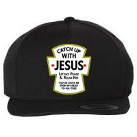Catch Up With Jesus Wool Snapback Cap