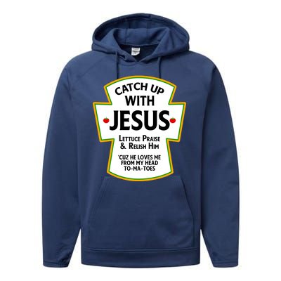 Catch Up With Jesus Performance Fleece Hoodie