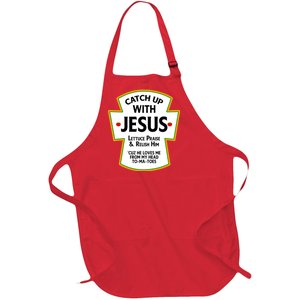 Catch Up With Jesus Full-Length Apron With Pockets