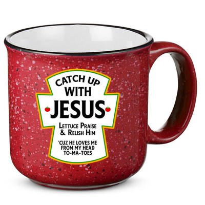 Catch Up With Jesus 15oz Campfire Ceramic Mug