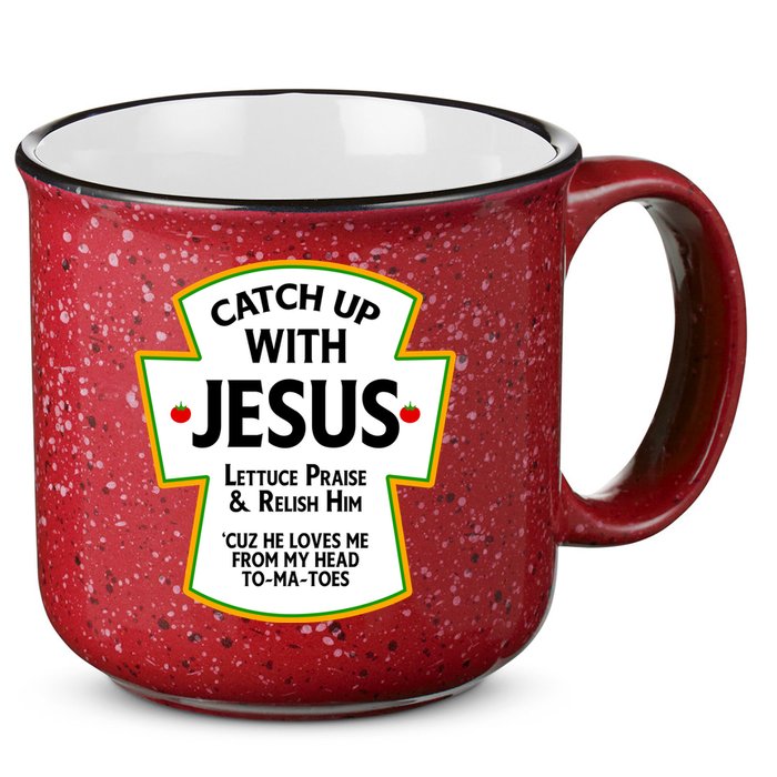 Catch Up With Jesus 15oz Campfire Ceramic Mug