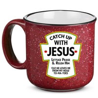 Catch Up With Jesus 15oz Campfire Ceramic Mug