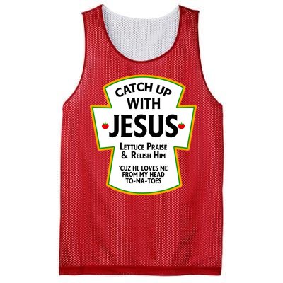 Catch Up With Jesus Mesh Reversible Basketball Jersey Tank