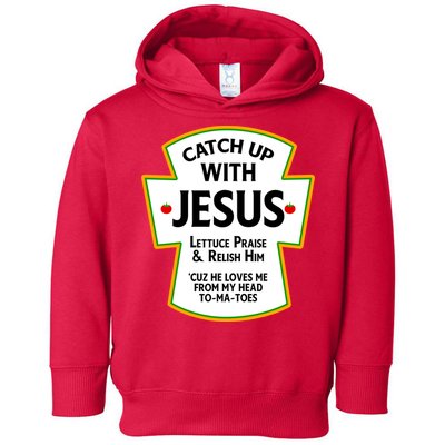 Catch Up With Jesus Toddler Hoodie