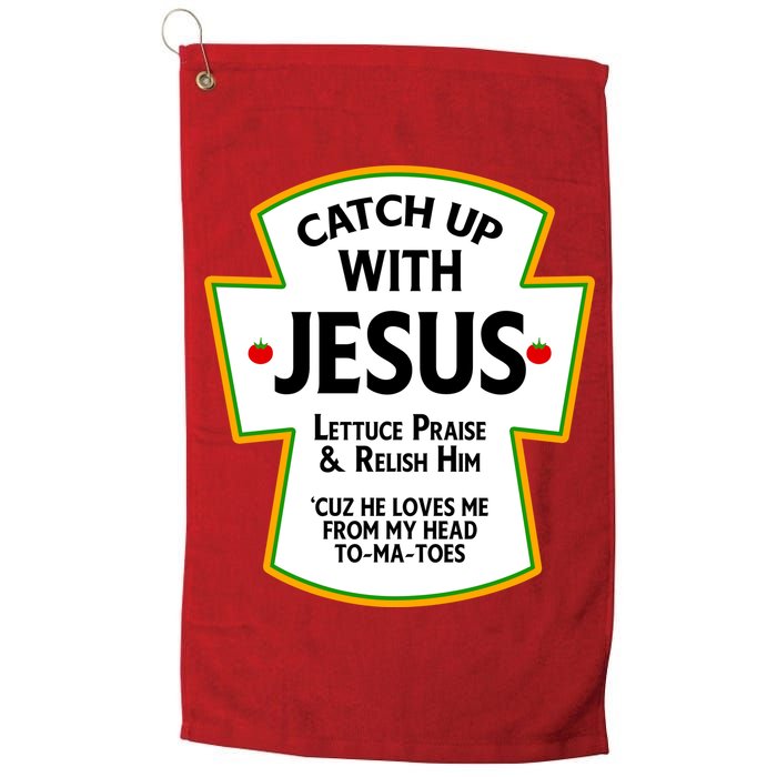 Catch Up With Jesus Golf Towel
