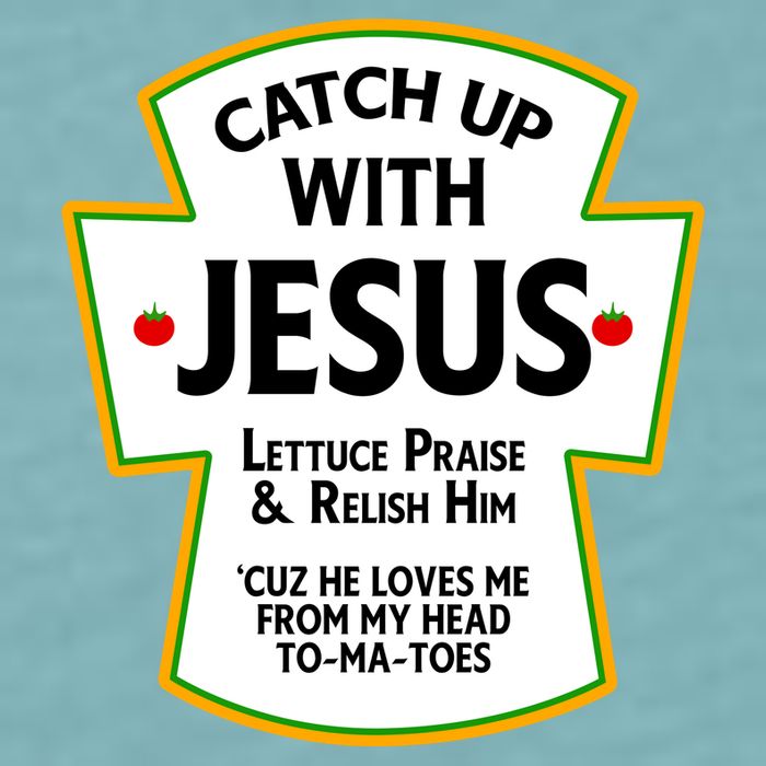 Catch Up With Jesus Sueded Cloud Jersey T-Shirt