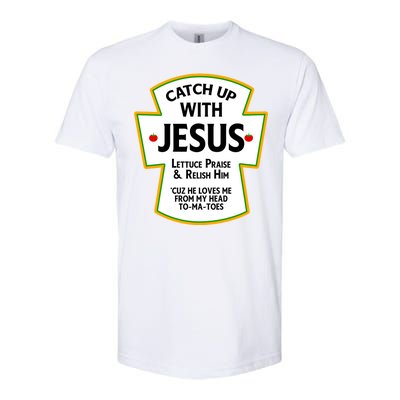 Catch Up With Jesus Softstyle CVC T-Shirt