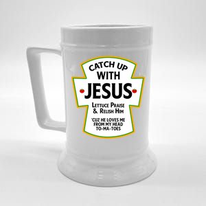 Catch Up With Jesus Beer Stein