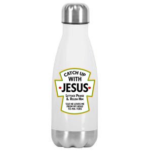 Catch Up With Jesus Stainless Steel Insulated Water Bottle