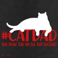 #CatDad The Man Myth Legend 11oz C Handle Ceramic Mug