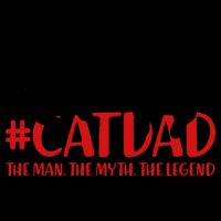 #CatDad The Man Myth Legend 16oz Travel Tumbler